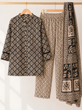 Noir Blossom 3 Piece Printed Lawn Suit | Maan by Manahil